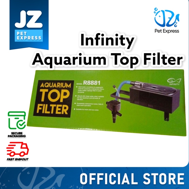 Infinity Aquarium Top Filter R8881 R8882 R8883 R8884 Overhead Top