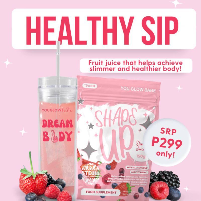 You Glow Babe SHAPE UP SLIMMING JUICE( with Glutathione and Vitamin C