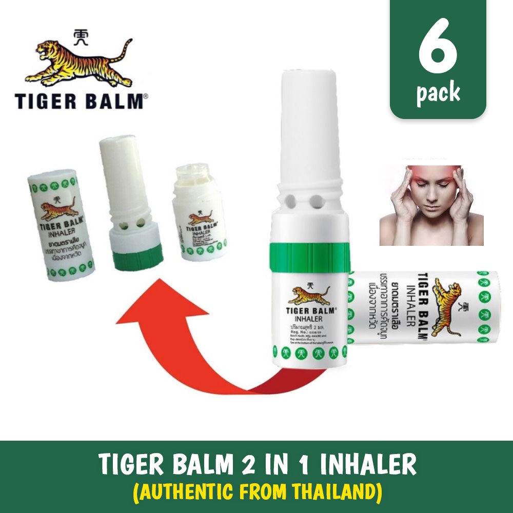 VonEclair Tiger Balm 2in1 Inhaler For Clear Your Stuffy Nose and