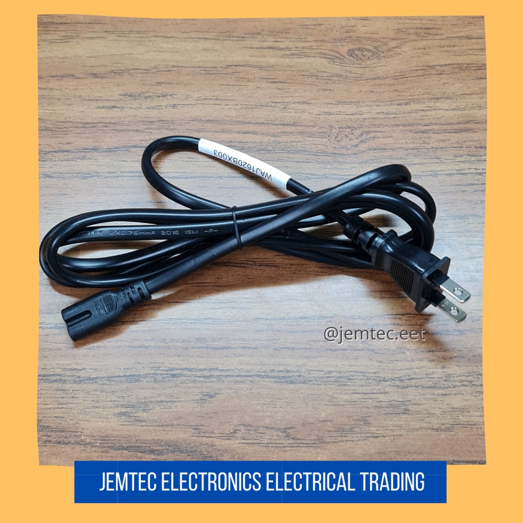 2 Prong Printer Power Cord/Printer Power Cable Shopee Philippines