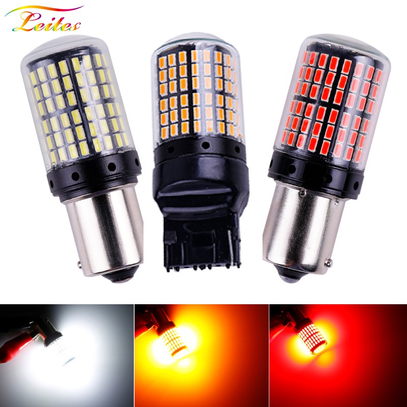 1pcs 1156 BA15S P21W BAU15S PY21W LED T20 7440 W21W 1157 BAY15D led