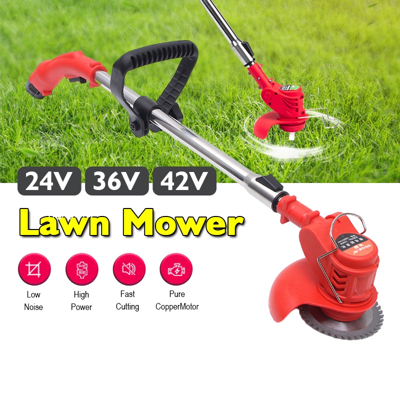 Lawn Mower 42V 36V Electric Grass Cutter Lithium Battery Cordless Grass