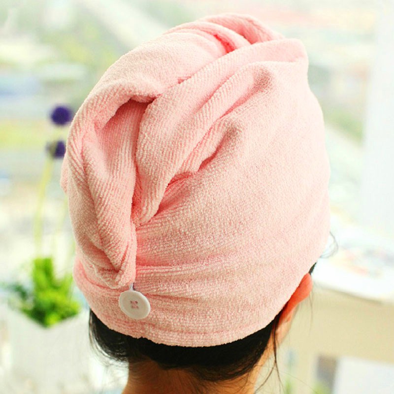 Lady's Magic Hair Drying Towel/Hat/Cap Quick Dry Bath Shopee Philippines