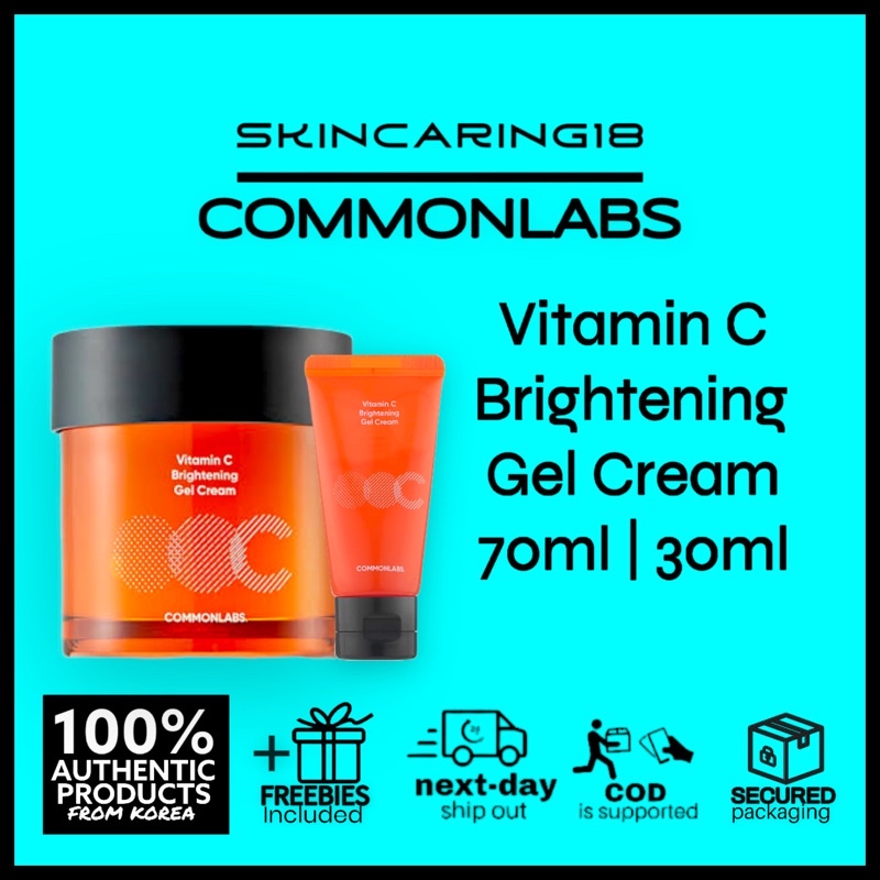 COMMONLABS Vitamin C Brightening Gel Cream 70g by SkinCaring18