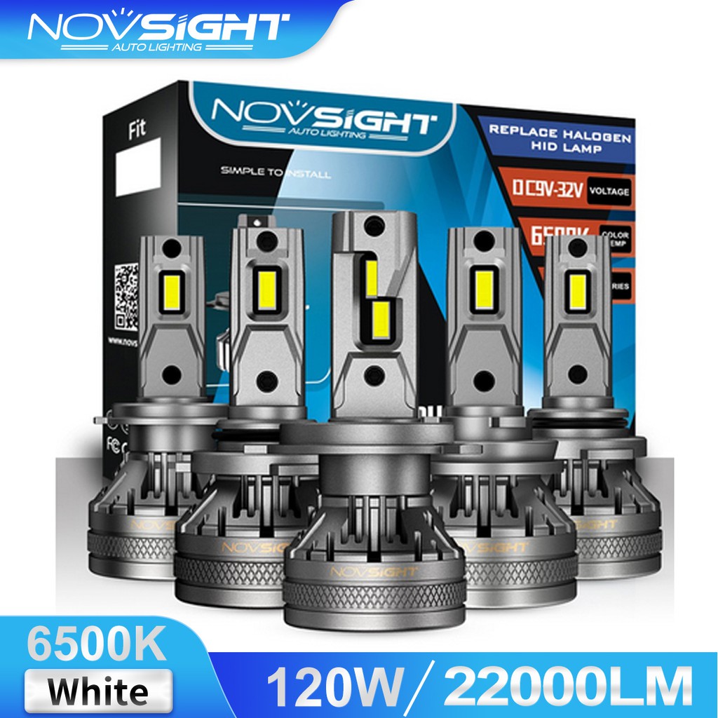 Novsight Ready Stock N37 9005 9006 H11 H4 H7 LED Headlight Light Bulb