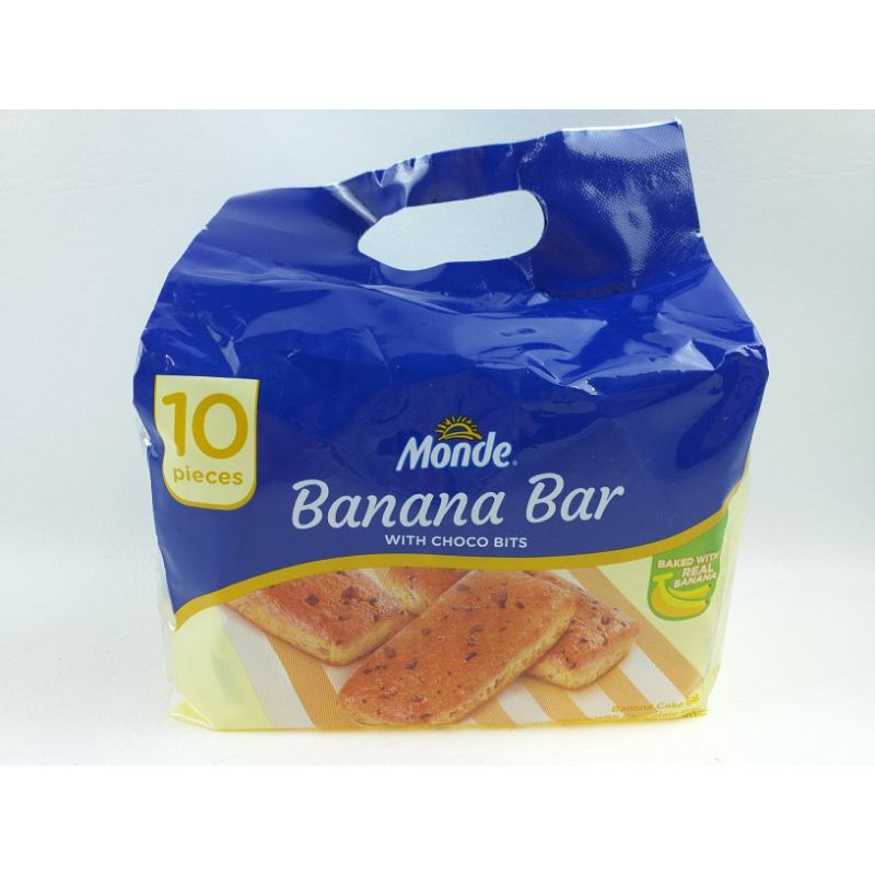 Banana Bar with Choco Bits/Banana Cake Bar with Cholate Bits 10 × 20g