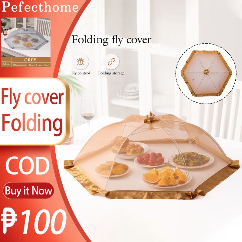 Food Cover Foldable/Collapsible Pop Up Food Net Cover/Table Food Cover