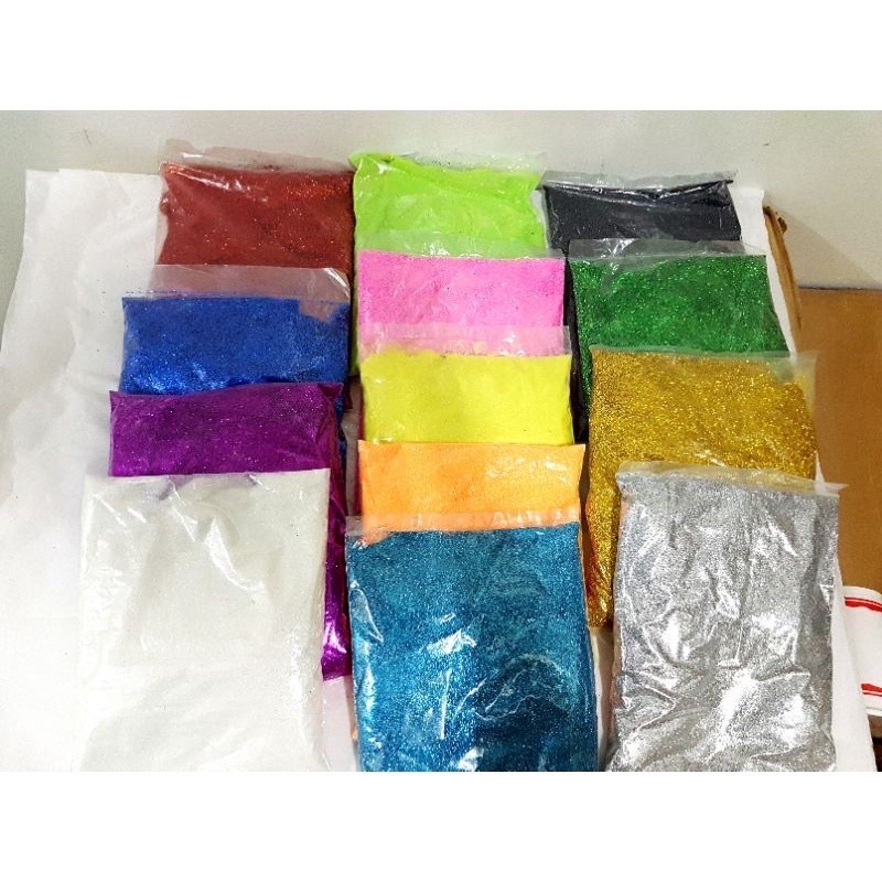 Glitter Powder 500 grams (13 color variation) Shopee Philippines
