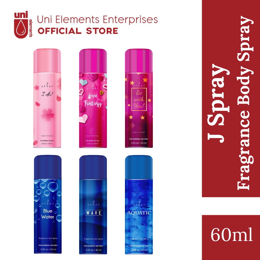 J Spray Fragrance 60ml Shopee Philippines