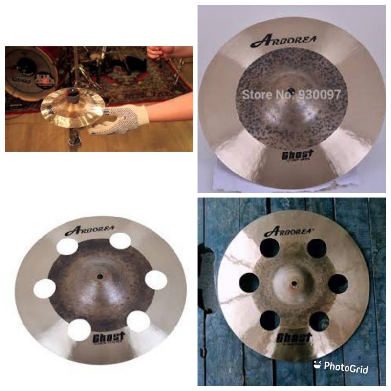 6" 8" 10" 12" Arborea hybrid ghost splash cymbal ozone splash (B20 cast