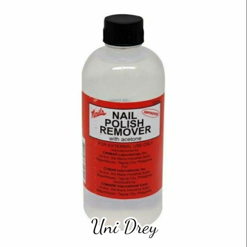 Uni Drey Nail Polish Remover with Acetone 60ml/ 120ml Shopee Philippines