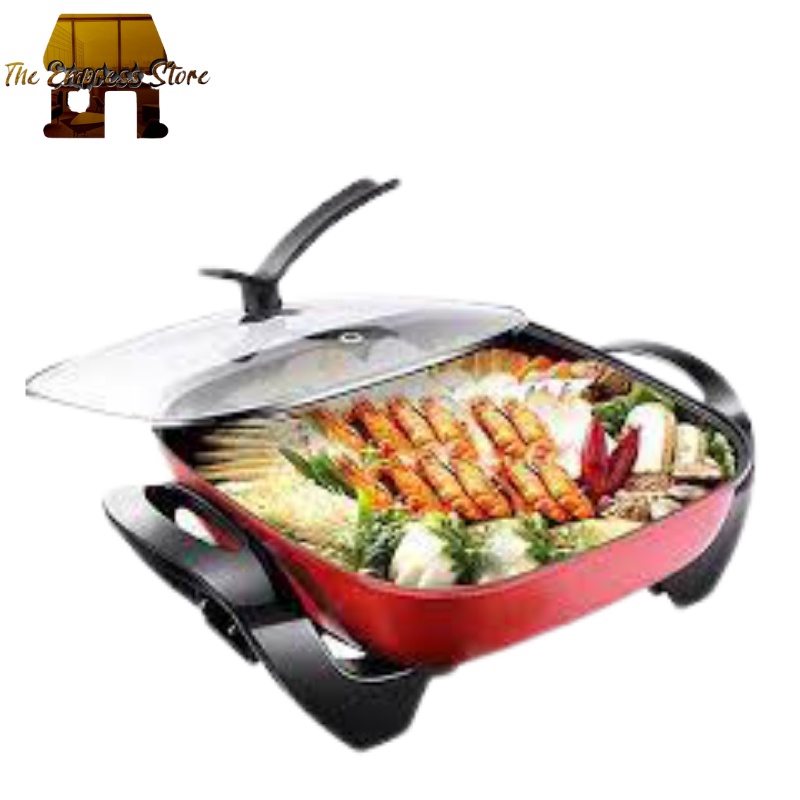 Korean Multifunction Electric Cooker Household Square Hot Pot Electric