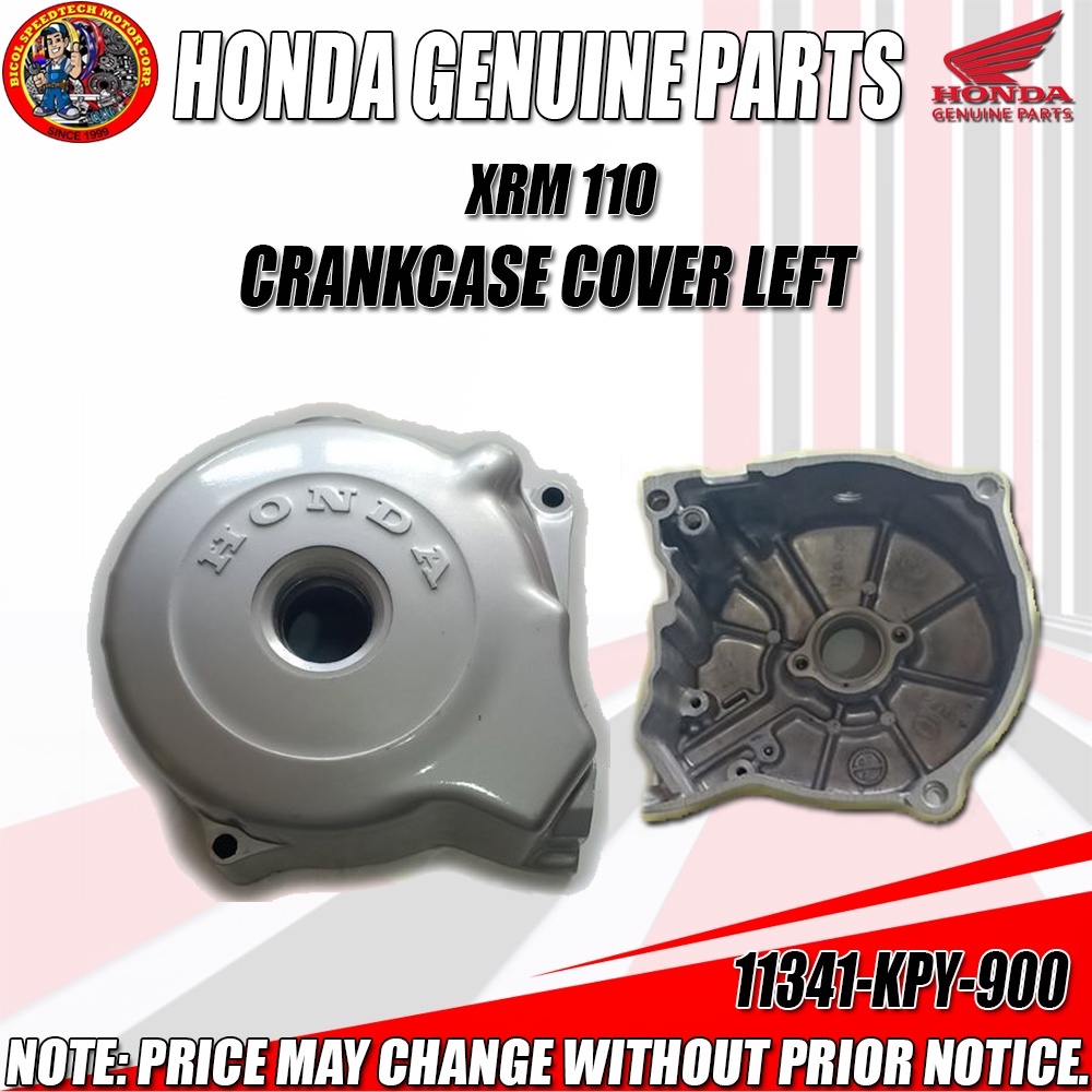 XRM110 CRANKCASE COVER LEFT (Genuine 11341KPY900) Shopee Philippines