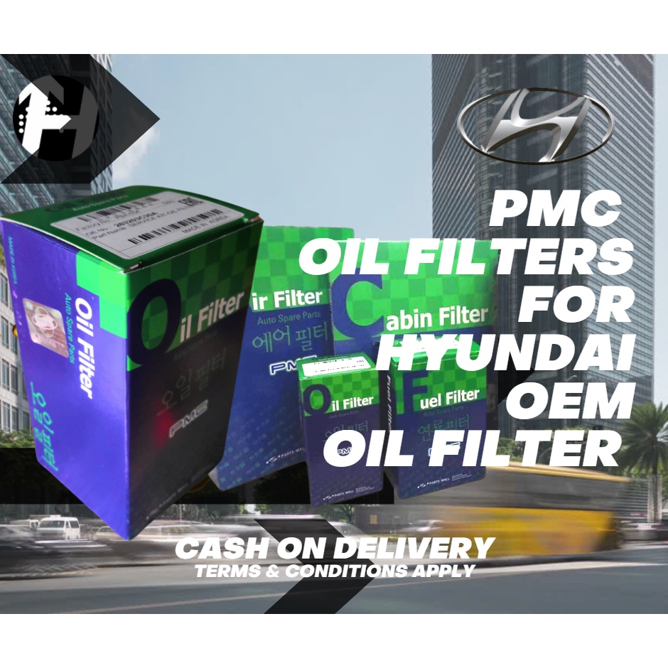 HyundaiKia PMC Replacement Oil Filter for Hyundai Eon/Reina/Accent