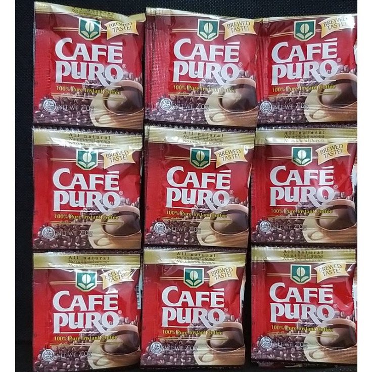 Cafe Puro Instant Coffee 2grams x 36sachet Shopee Philippines