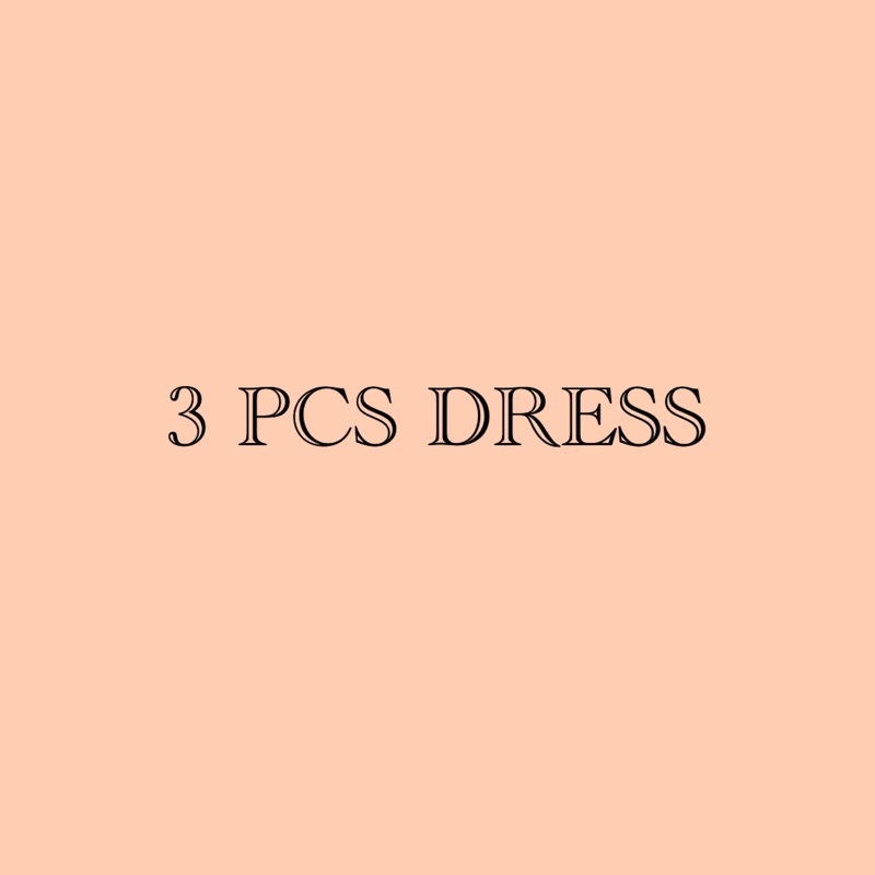 3pcs Dress (Wardrobe Queen) Shopee Philippines