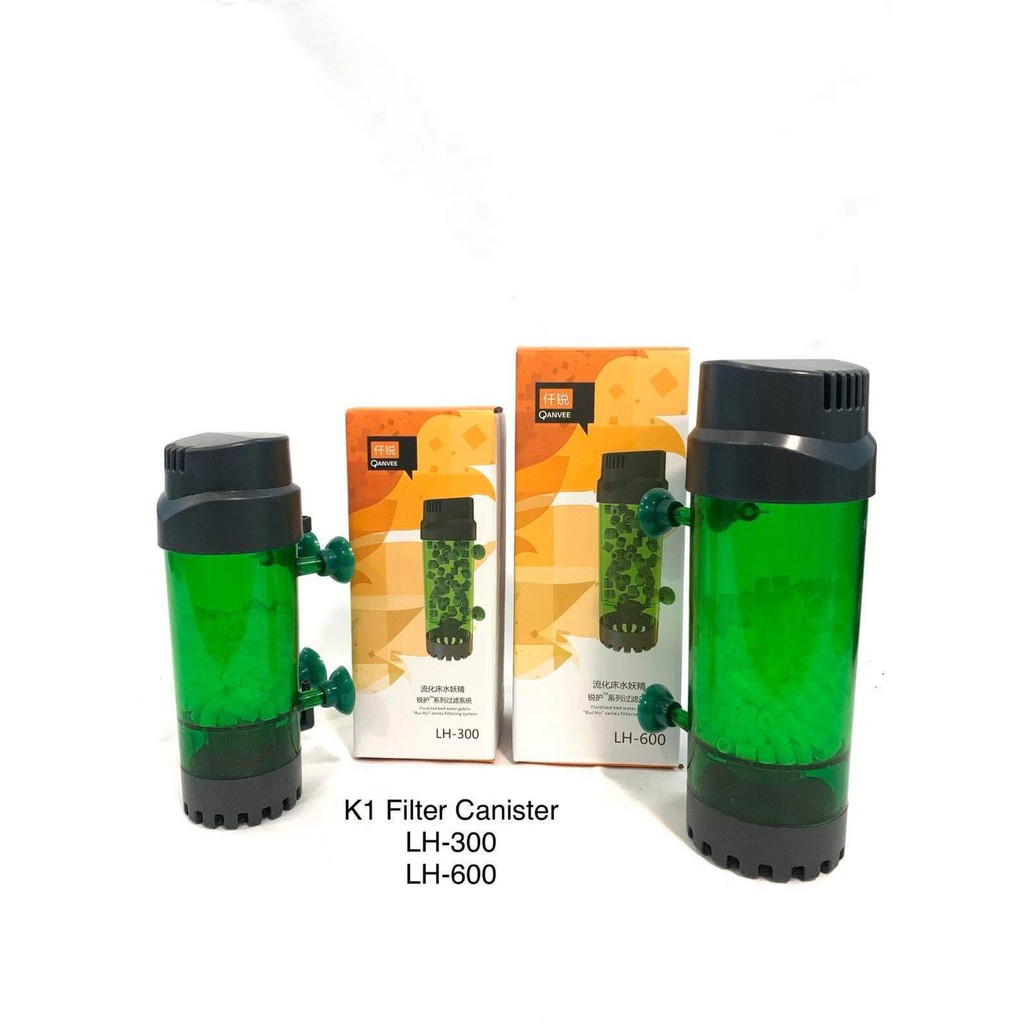 Qanvee fluidized moving bed k1 canister filter lh 300/ 600 BeeCost