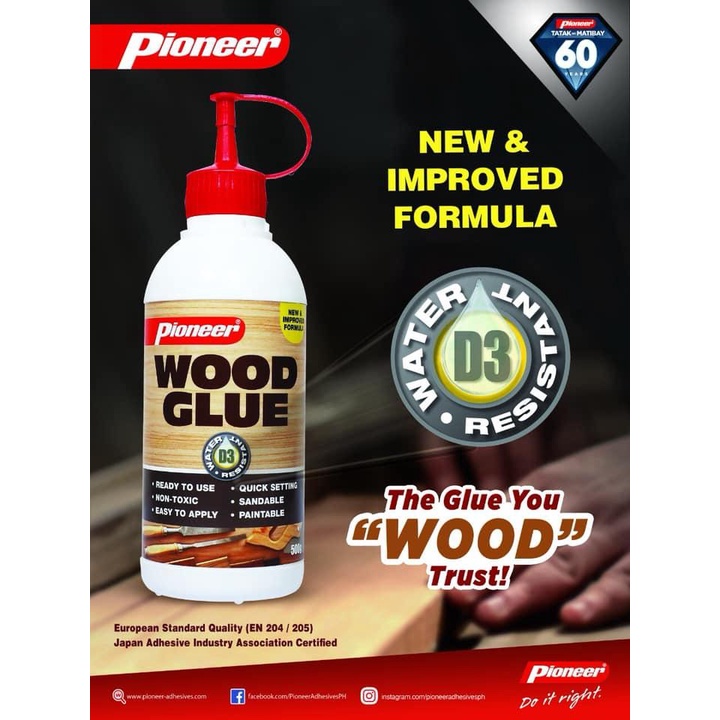 Pioneer Wood Glue 500G Shopee Philippines