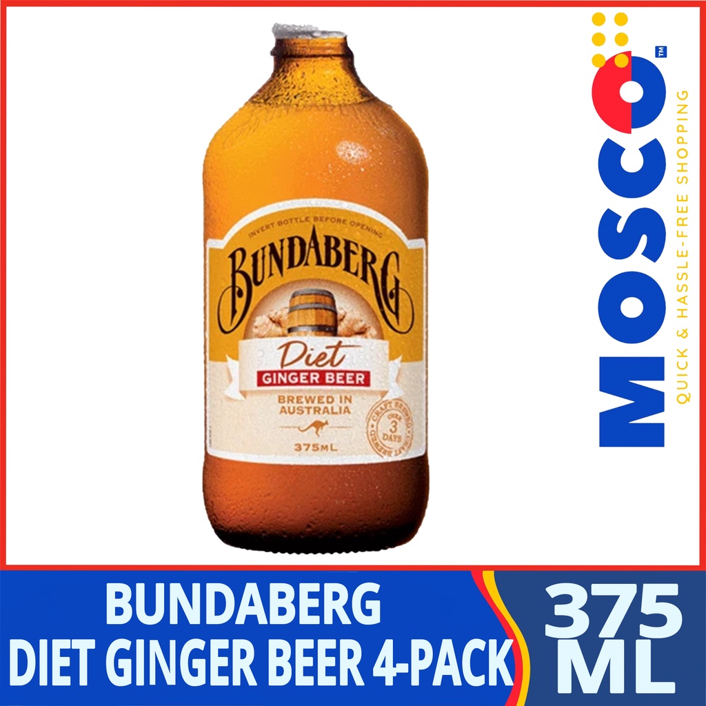 Bundaberg Diet Ginger Beer 4pack 375mL Shopee Philippines
