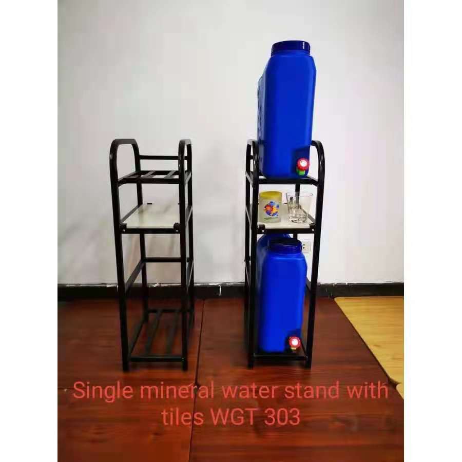 Water Gallon Rack with Tiles Stand 3 Layer 2 Layer Heavy Duty Shopee