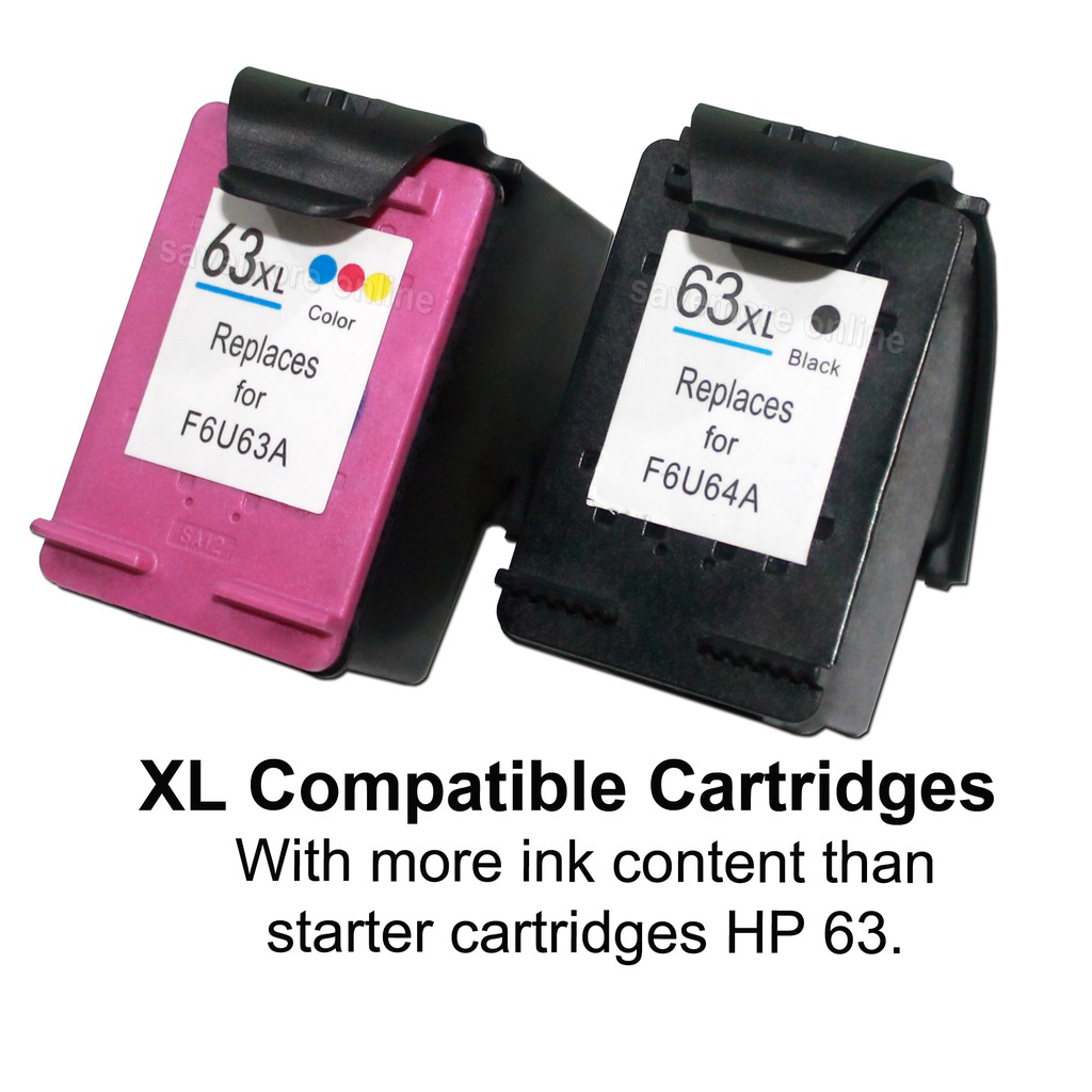 Compatible ink Cartridges 63XL for HP Deskjet 2130 Shopee Philippines