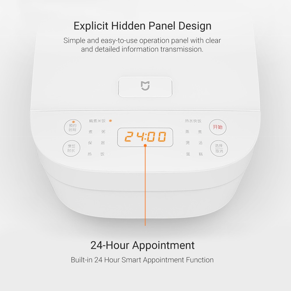 Xiaomi Mi Electric Rice Cooker C1 4L Capacity Automatic Adjustable