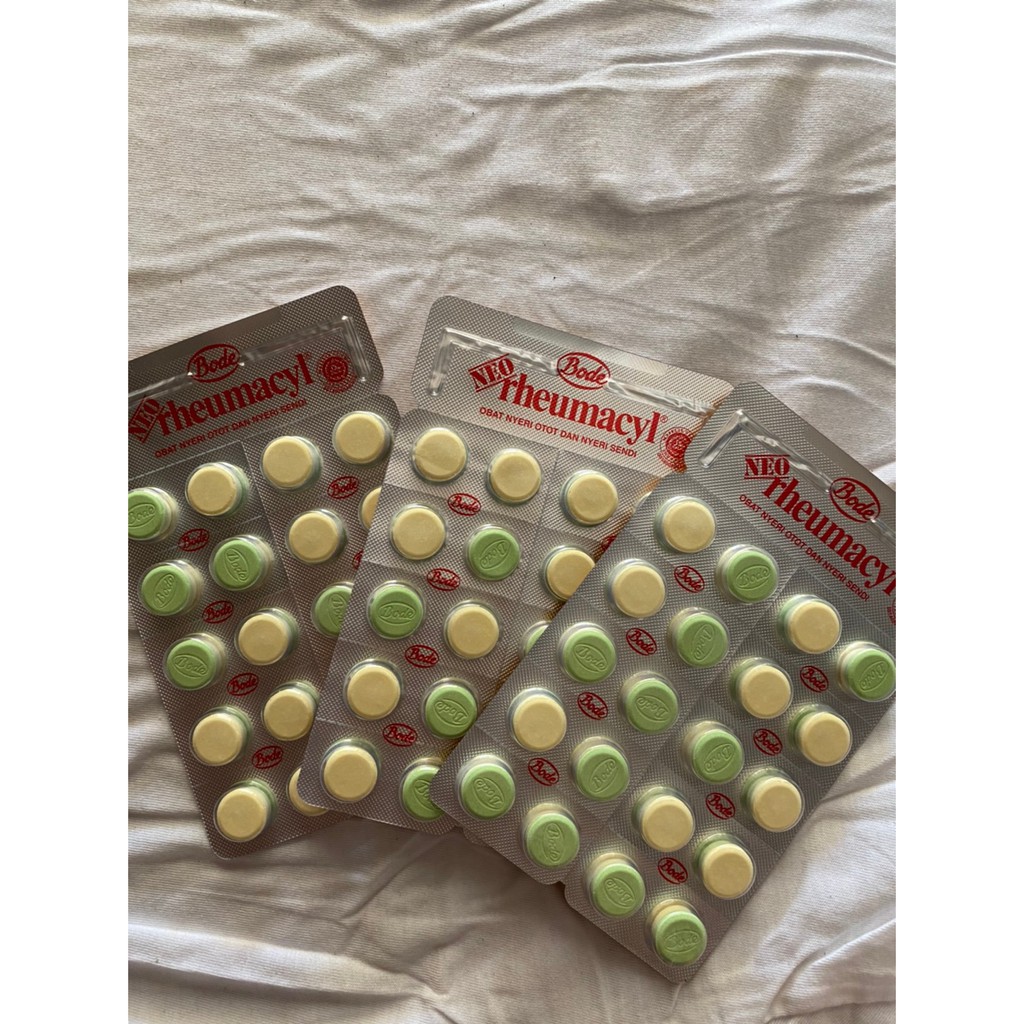 20 Tablets Neo Rheumacyl Muscle Pain Medicine Halal MUI for Health