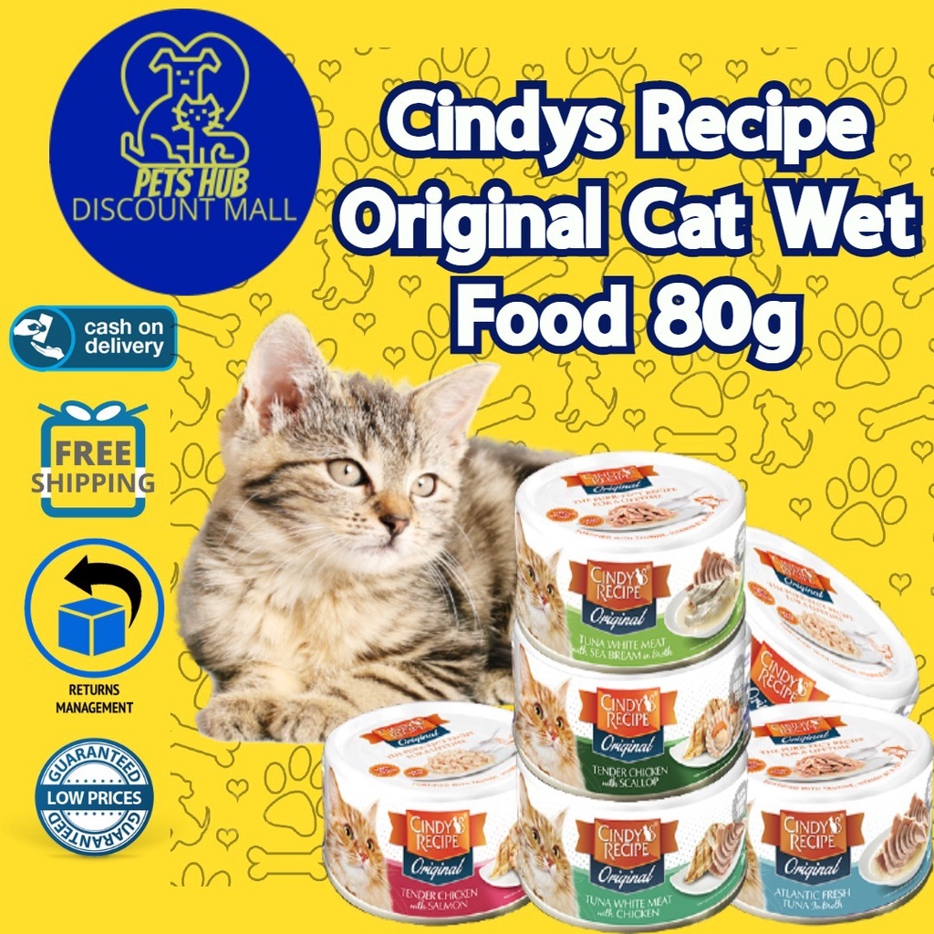 Cindys Recipe Original Cat Wet Food 80g Shopee Philippines
