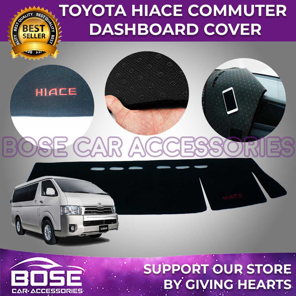 Dashboard Cover for Toyota Hiace Commuter 2005 2020 Dashmat Dash Mat