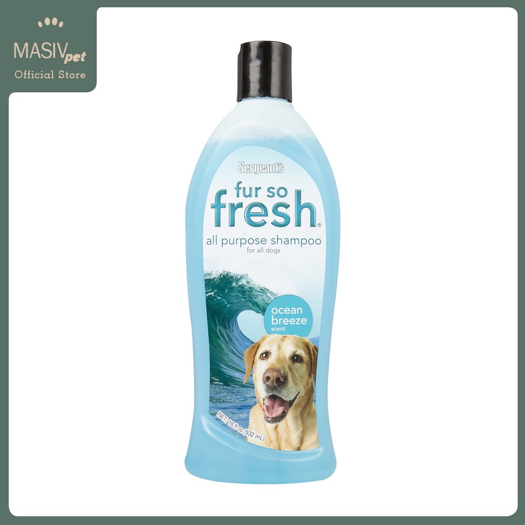 Fur So Fresh Dog Shampoo 532ml All Purpose Shampoo Ocean Breeze Scent