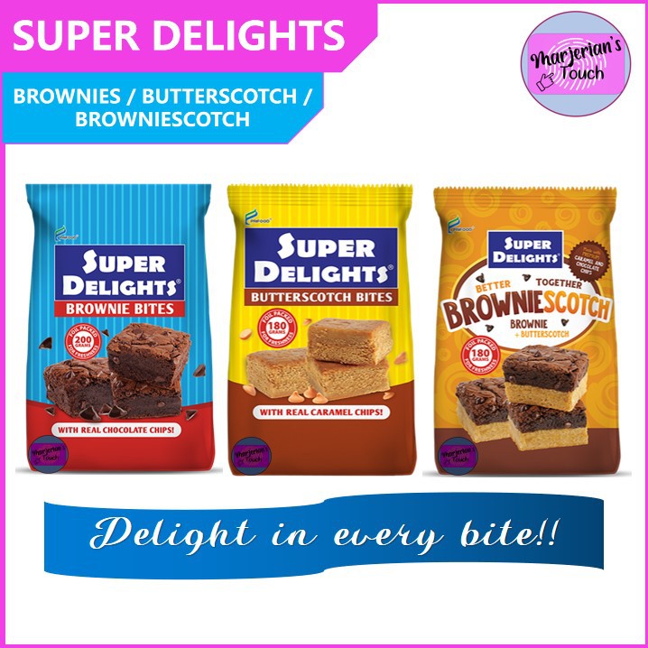 SUPER DELIGHTS (BROWNIES, BUTTERSCOTCH & BROWNIE SCOTCH by PRIFOOD CORP