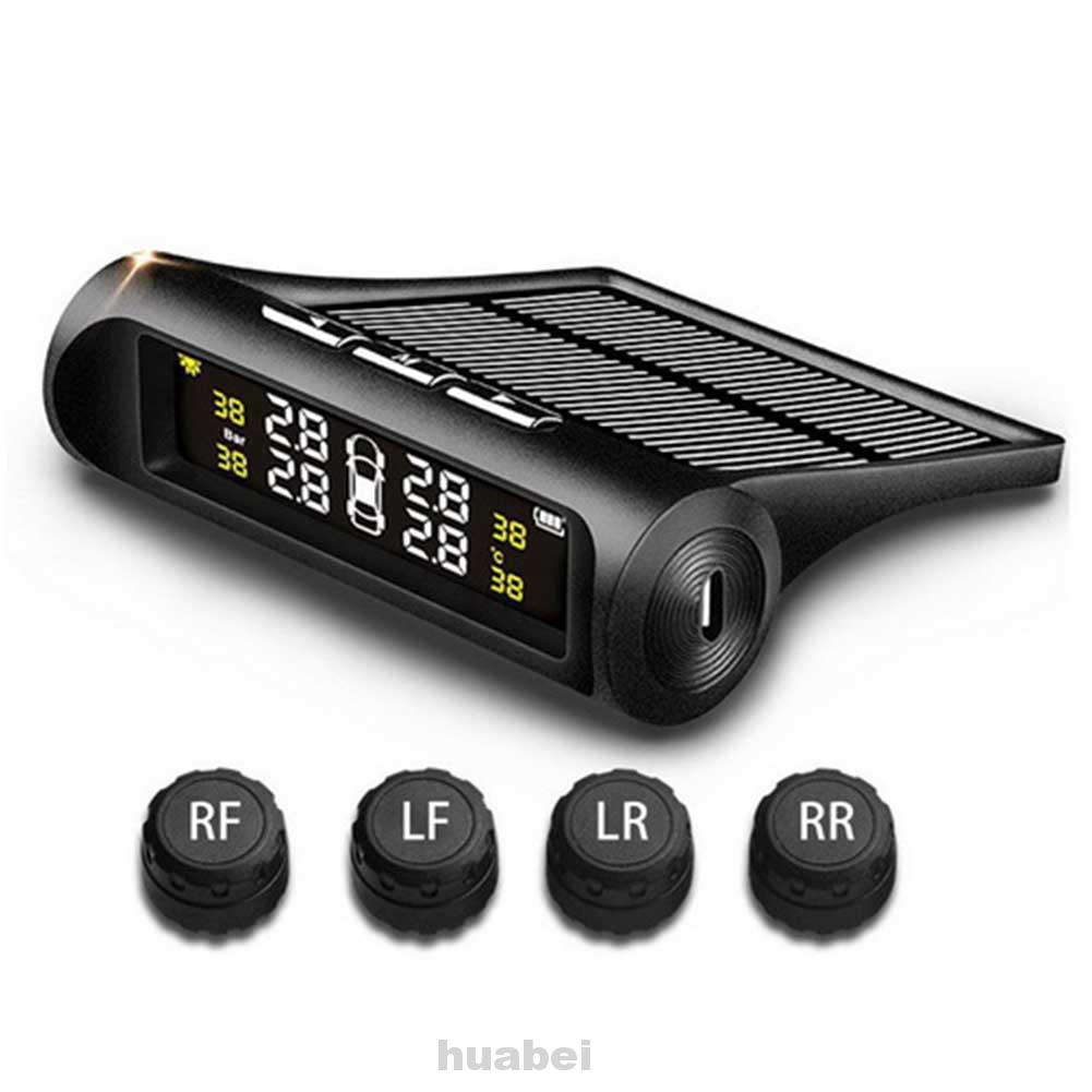 Sensor USB Wireless Solar TPMS Temperature Car Tire Pressure Monitor
