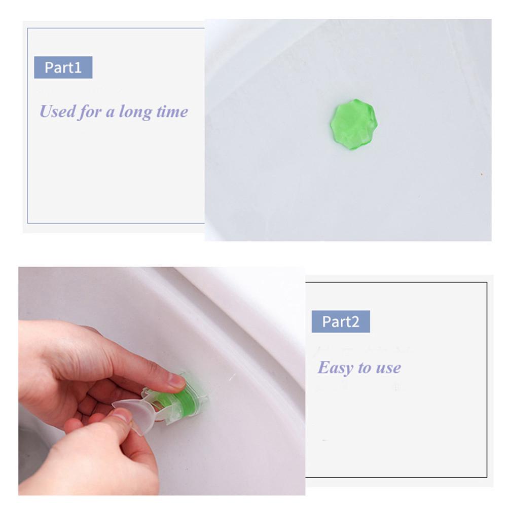 Aromatic Toilet Gel Flower Shape Portable Bathroom Cleaner Shopee