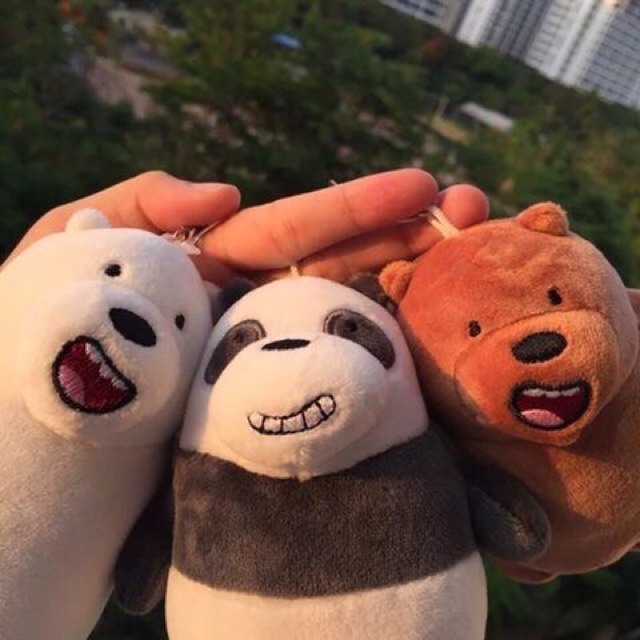 We Bare Bears plush keychain Shopee Philippines
