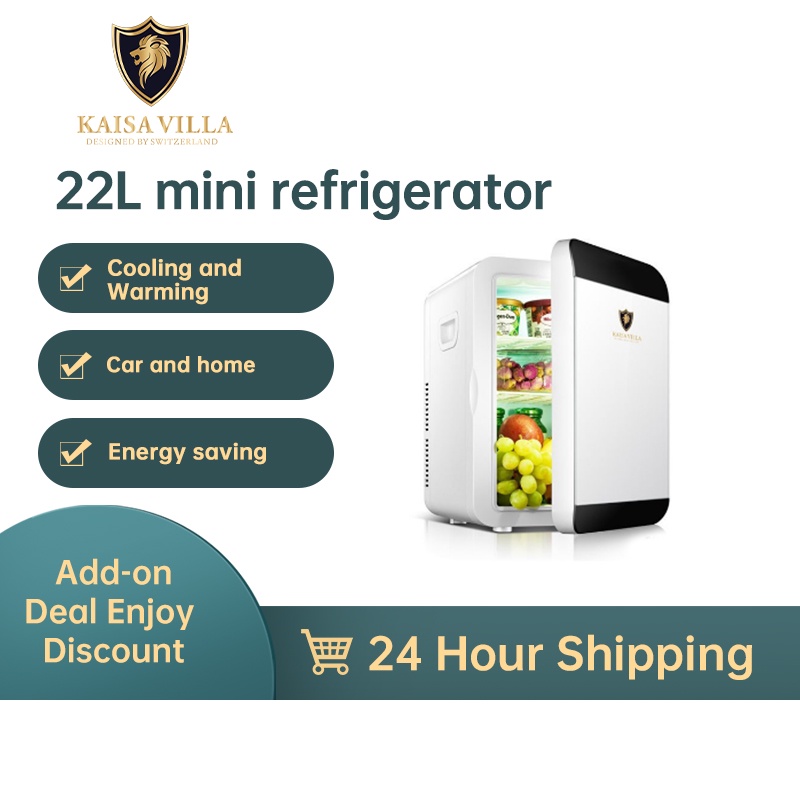 Kaisa Villa Home Dual Use Refrigerator Mini Fridge 22L JD8004 Shopee
