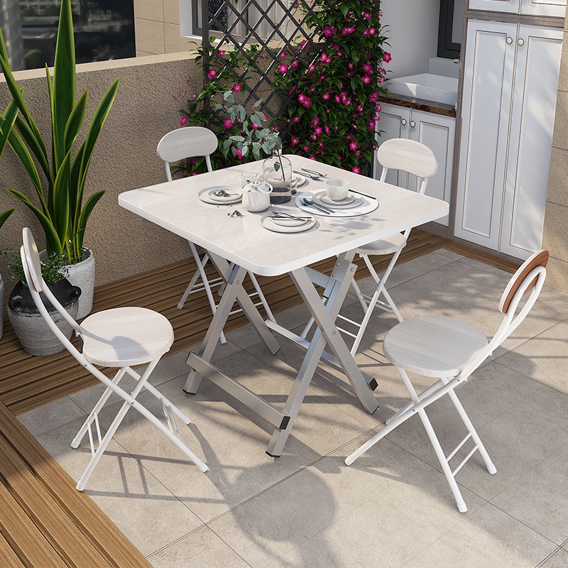 Household portable folding table outdoor dining table small table