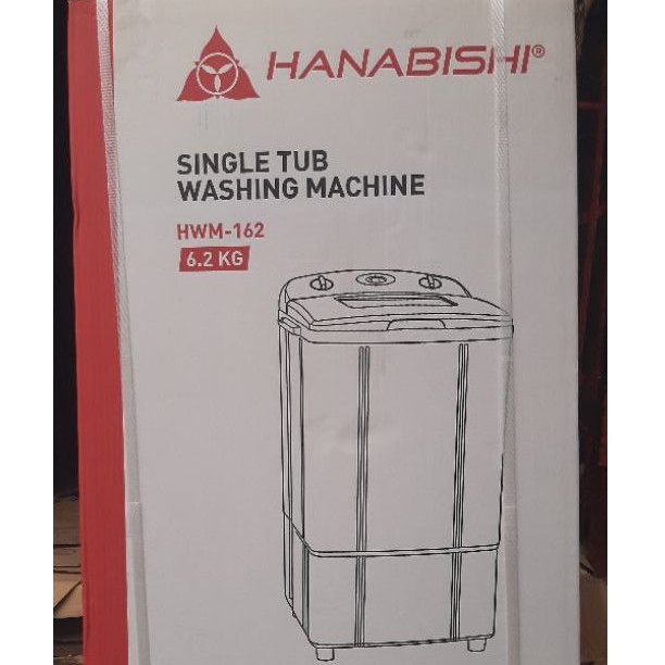HANABISHI Single Tub Washing Machine HMWD162 Shopee Philippines