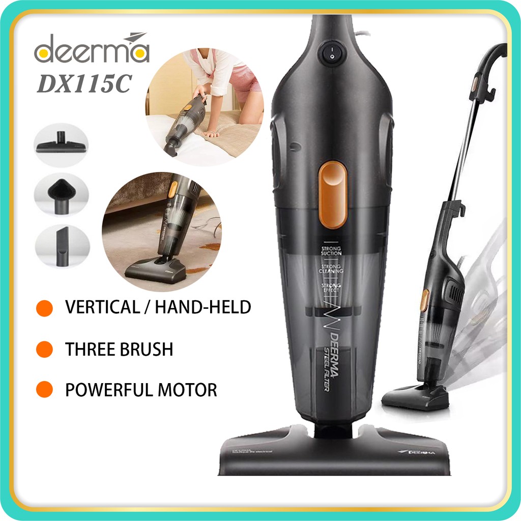 Deerma DX115C Household Vacuum Cleaner for home Strong Suction Handheld