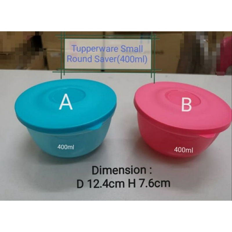 Tupperware Small Round Saver (400ml) Shopee Philippines