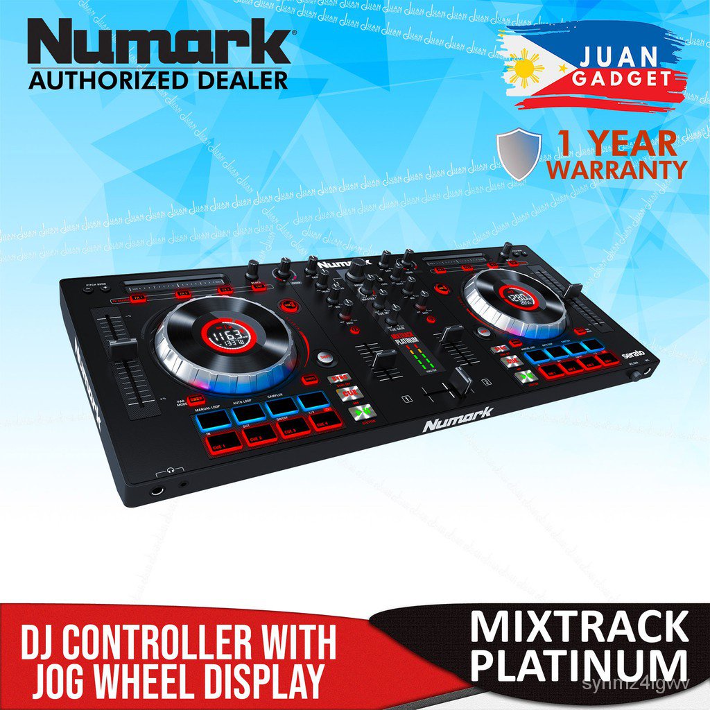 Numark Mixtrack Platinum 4channel DJ Controller With 4deck Layering