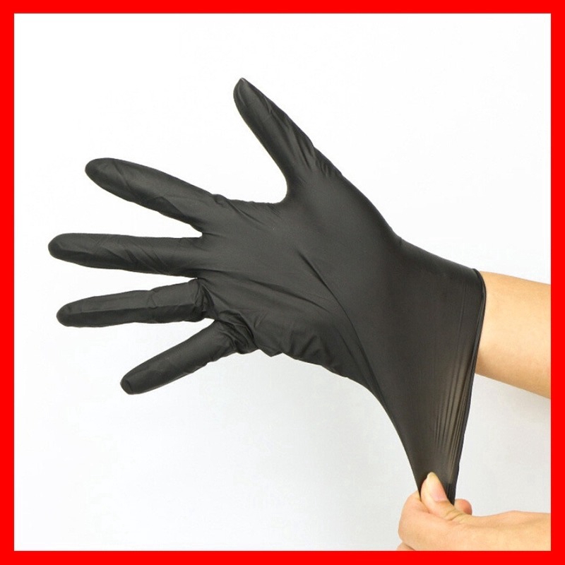 10Pcs Washing Gloves Comfortable Rubber Disposable Mechanic Nitrile