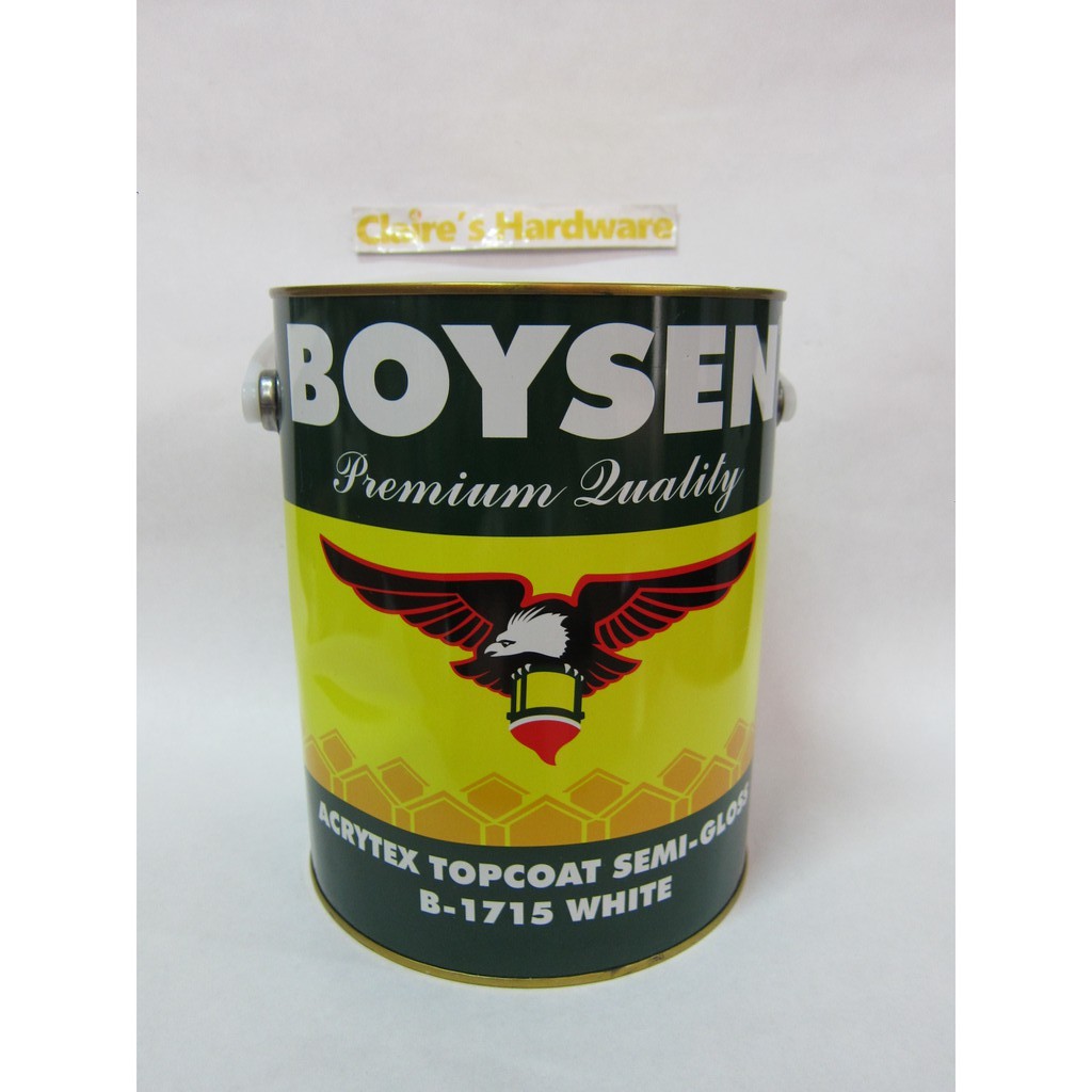 BOYSEN 1715 ACRYTEX TOPCOAT SEMI GLOSS WHITE Shopee Philippines