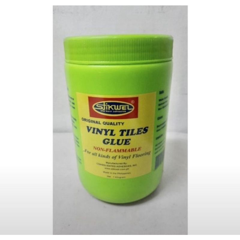 ORIGINAL STIKWEL VINYL GLUE PANDIKIT SA VINYL TILES 1 LITER, 1GALLON