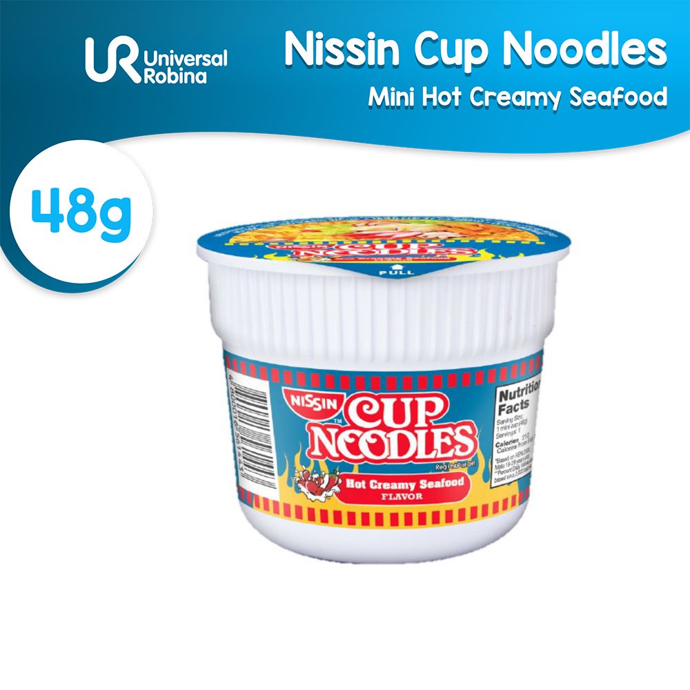 Nissin Cup Noodles Mini Hot Creamy Seafood (48G) Shopee Philippines