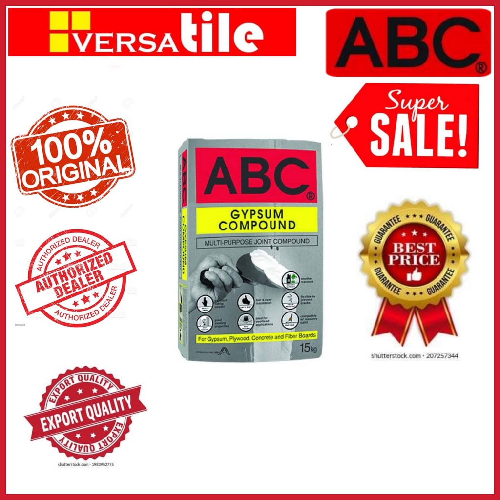 ABC Gypsum Compound Boral Compound 2kg & 15kg (Multi Purpose Joint