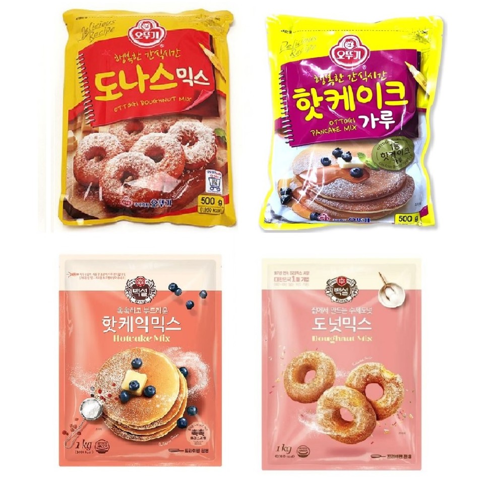 CJ Beksul Ottogi Hotcake and Doughnut Mix 500g 1kg Shopee Philippines