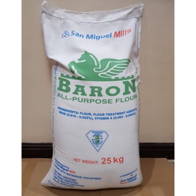 All Purpose Flour 1 Kilogram (Repacked) Baron Brand by San Miguel Mills Shopee Philippines