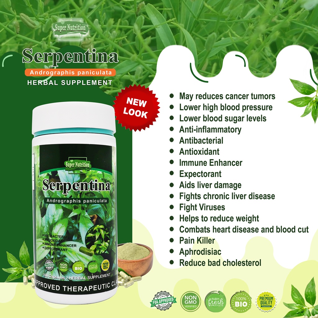 Benefits of serpentina & Top review