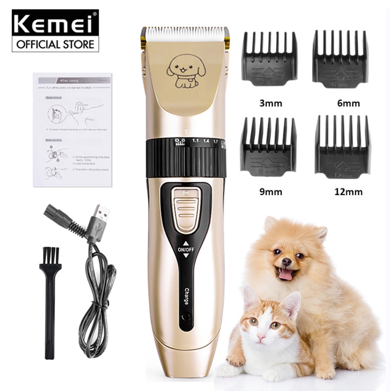 KemeI Electric Razor For Dogs/Cats Hair Clipper Reachageable Trimmer