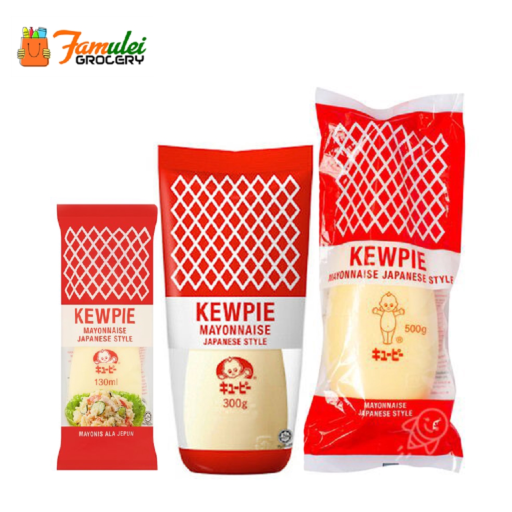 Kewpie Japanese Style Mayonnaise 130g/300g Reduced Fat/500g Shopee